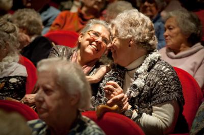 100-jarige geniet van Vier het Leven 100-jarige geniet van Vier het Leven