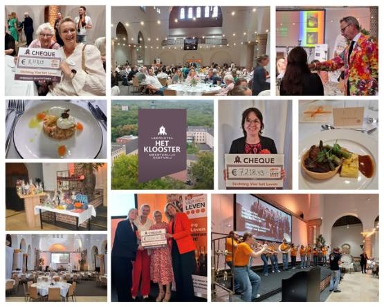 Collage benefietdiner Leerhotel 