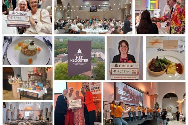 Collage benefietdiner Leerhotel 